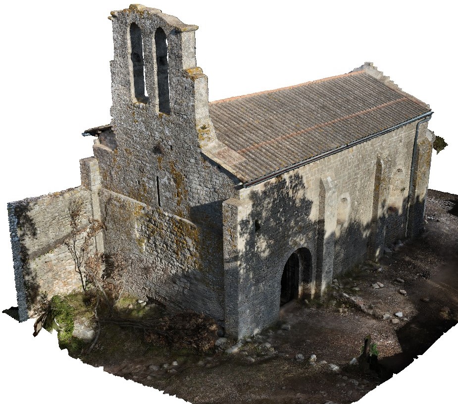 Modèle 3D d'une chapelle